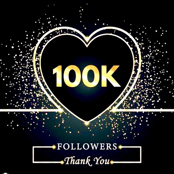 🙏🏽 Thank you 100K. Followers + FRIENDS ❤️ - Picture 1 of 2